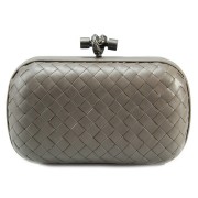 Clutch Cnot Leather Grey