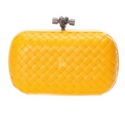 Clutch Cnot Leather Yellow