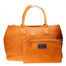Сумка Bottega Veneta Cabat Intrecciato Nappa Tote Bag Orange